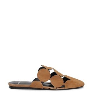 PIERRE HARDY BULLES CUT OUT MULE FLATS CAMEL SIZE 38